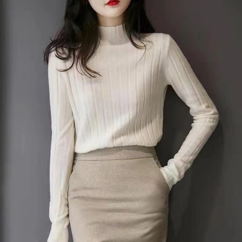 Autumn/Winter Girls Sweater Turtleneck Knitting Women Jumper