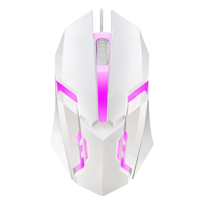 Ratón transfronterizo de fábrica al por mayor popular colorido Luz de respiración USB mouse X1 ratón con cable luminoso juego de ratón