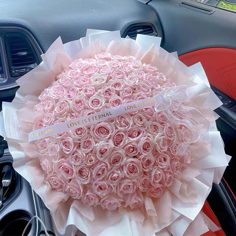 [히구라시 아침] 장미 99송이 + 조명을 보내려면 팔로우하세요