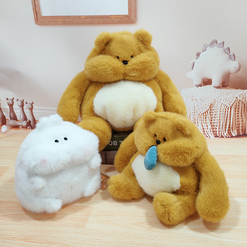Genuine Authorized B Bear A Rabbit Plush Toy Rabbit Doll Cute Hand Covering Gift Sleeping Pillow Children's Toy