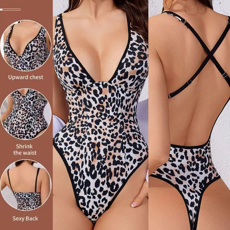 Popular Cross-Border Amazon Temu Shein Shapewear Bodysuit Tummy Control Thong Body Shaping Bra Camisole Shapewear