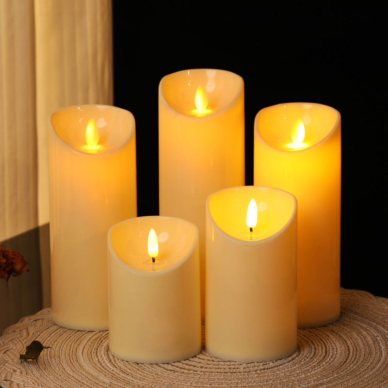 Plastic remote control simulation swing led electronic candle light concert wedding confession decorative large candle wholesale Plastic remote control simulation swing led electronic candle light concert wedding confession decorative large candle wholesale