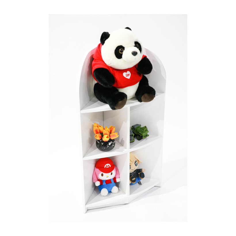 Estante de almacenamiento de juguetes para niños estante de almacenamiento de esquinas contra la pared estante de almacenamiento estante de almacenamiento de piso estante de libros