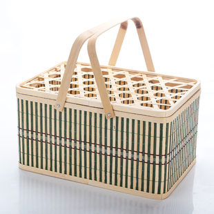 Rectangular big small basket, pack, gift box