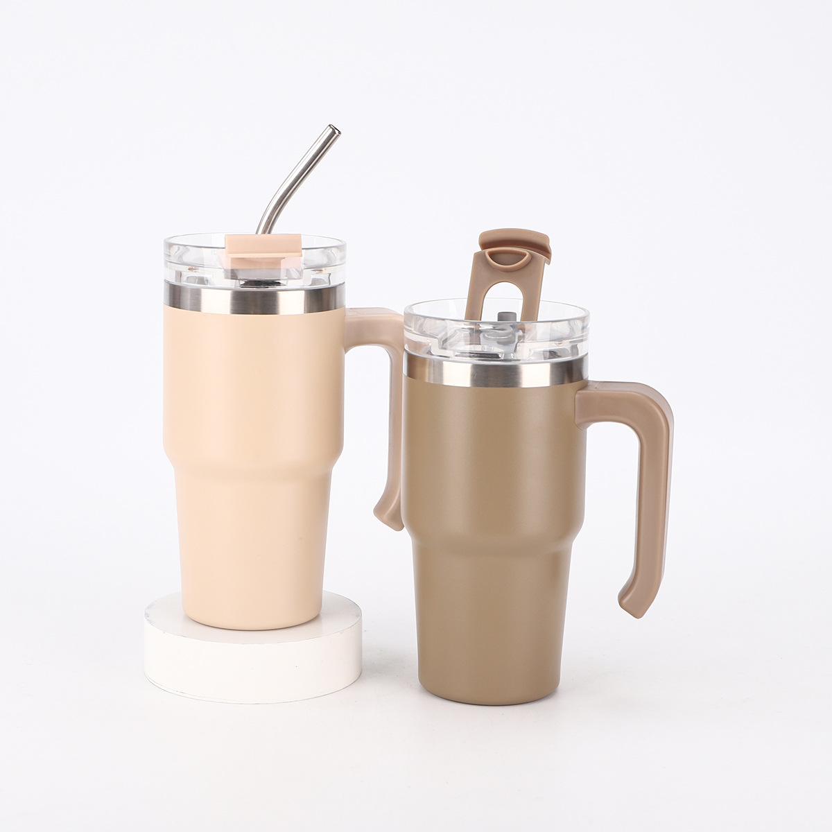 Transfronterizo 304 acero inoxidable vacío taza de aislamiento térmico portable taza de automóvil de gran capacidad de aislamiento térmico frío taza de hielo