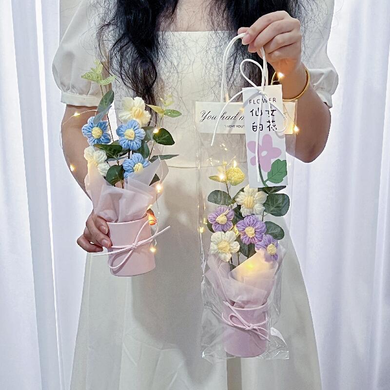 Puff Flower Gift Set Birthday Friend Couple Gourmet Bouquet 520 Valentine's Day Girlfriend Wholesale