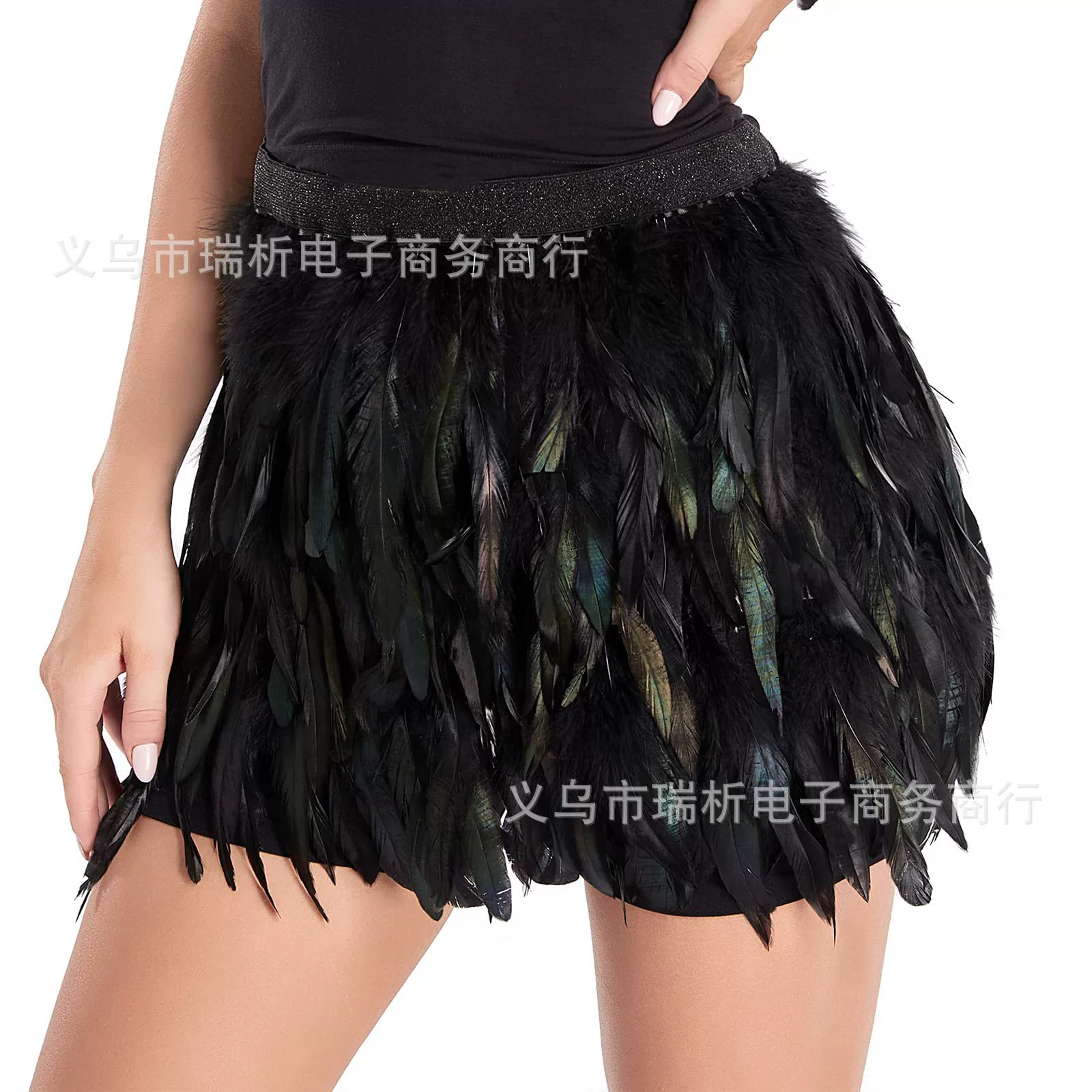 Трансграничная эксклюзивная юбка из перьев Amazon горячая Распродажа 11 цветов маскарадная юбка Европейская и американская женская модная юбка