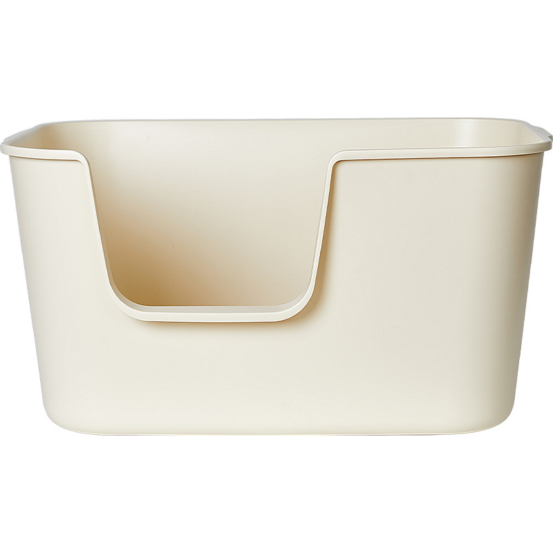 Lavabo de arena para gatos extragrande, lavabo de arena para gatos gigante de gran tamaño, lavabo de heces para gatos completo, productos de inodoro semicerrados para gatos jóvenes