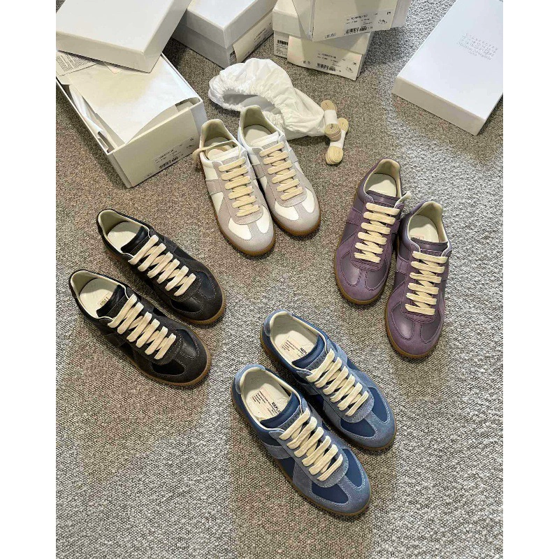 Немецкая обувь пара мужская и женская обувь 2024 кожаные винтажные маленькие белые туфли низкая банда повседневная спортивная удобная обувь