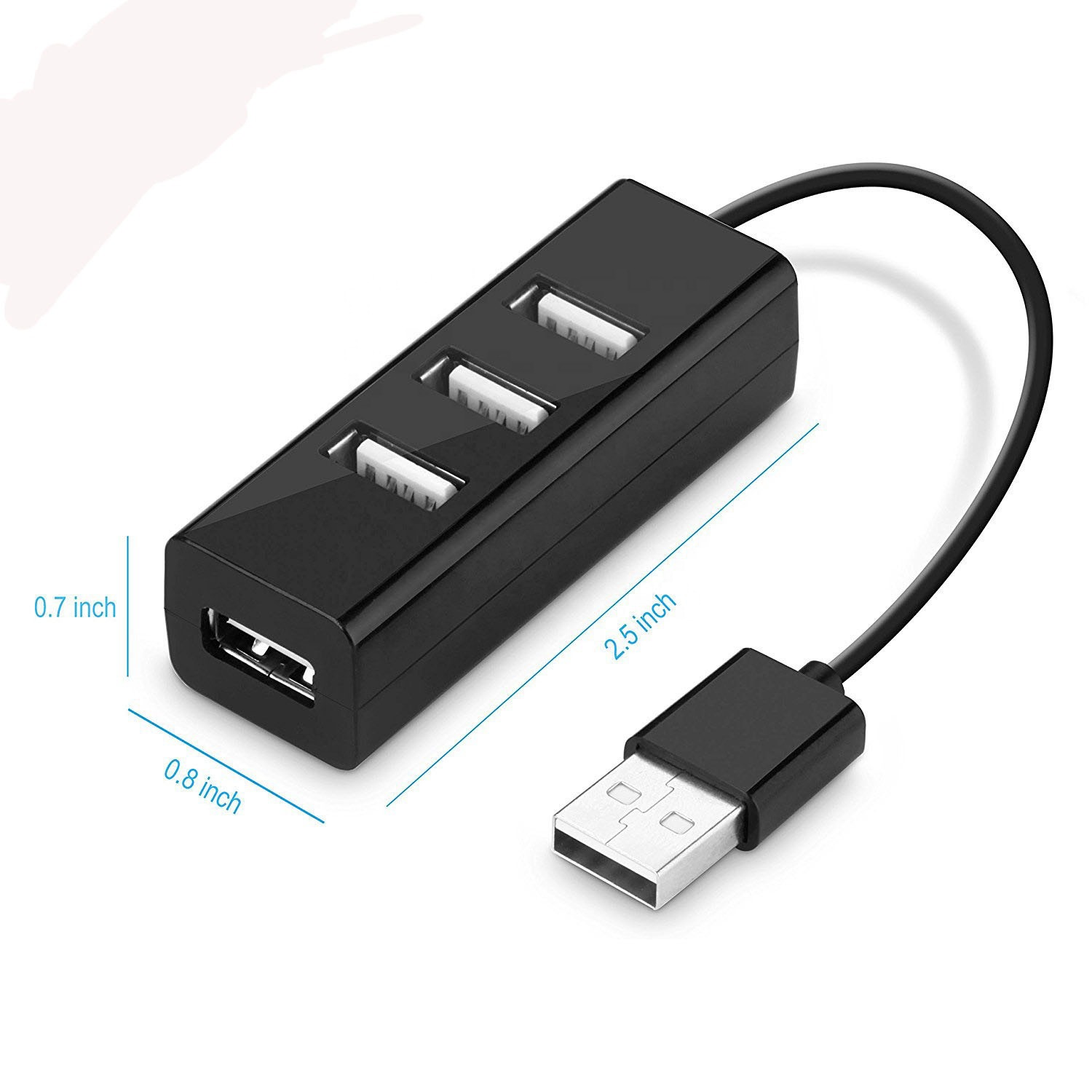 Nuevo combo tres USB lector de tarjetas multifunción usb hub2.0 divisor usb combo