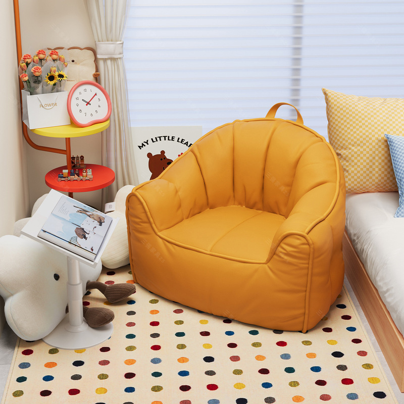 Children's Pumpkin Sofa Simple Small Sofa Boys and Girls Kidsren's Chair Bedroom Living Room Leisure Cute Small Sofa Lounge Chair