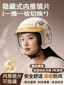 3C Certified Electric Motorcycle Helmet - All Seasons, Anti-Fog