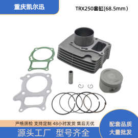 适用本田TRX250 TM Recon250EX Sportrax250套缸气缸活塞68.5mm