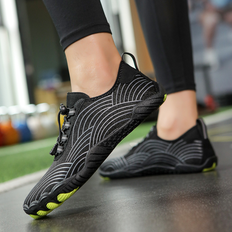 New Outdoor Men's and Women's Beach Surfing Shoes, River Tracing Shoes, Swimming Quick-Drying Water Shoes, Indoor Fitness Skipping Rope Five-Finger Shoes