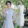 改良淑女雪纺连衣裙礼服