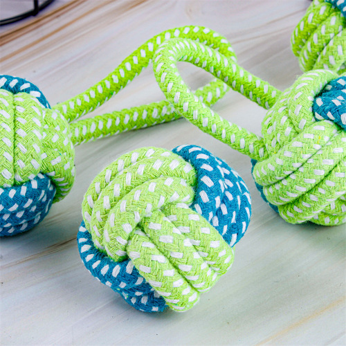 Pet Cotton Rope Toys for Dogs, Manufacturer Supply, Dog Toothbrushing and Cleaning Set, Durable Chewable Dog Rope Toys