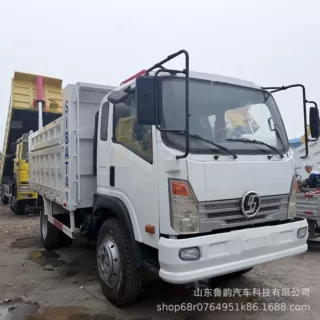陕汽德龙4X2轻型自卸车单桥运输翻斗货车出口非洲中亚二手工程车