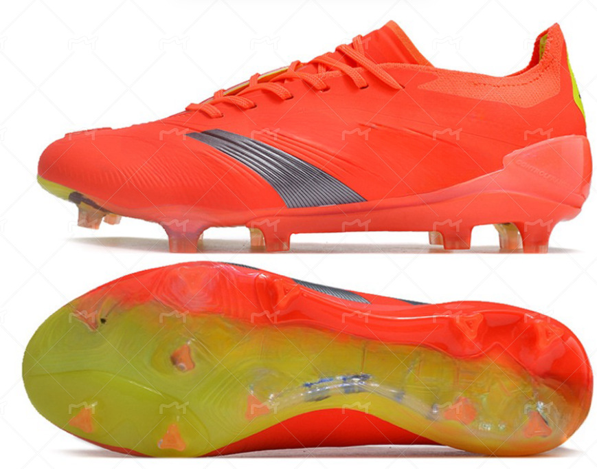 Zapatos de fútbol FG de caña alta, muy vendidos en el extranjero, completamente tejidos con cordones, un par disponible para la venta, buscamos agentes.