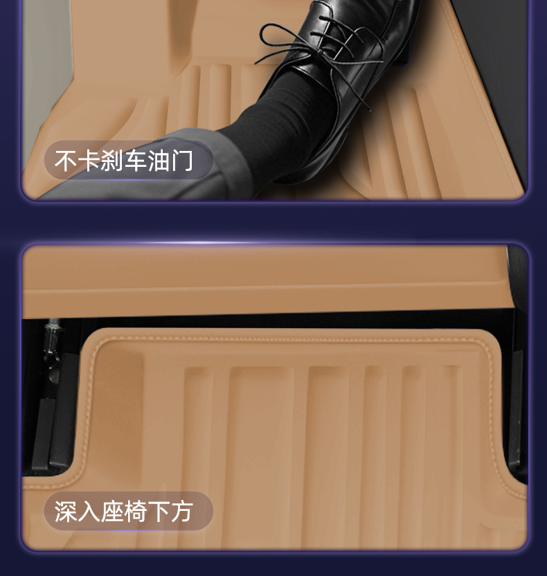 Geely Galaxy Pedal Star 8 Model-Specific Floor Mats, Dust-Proof Car Interior Accessories, Environmentally Friendly Double-Layer Anti-Slip