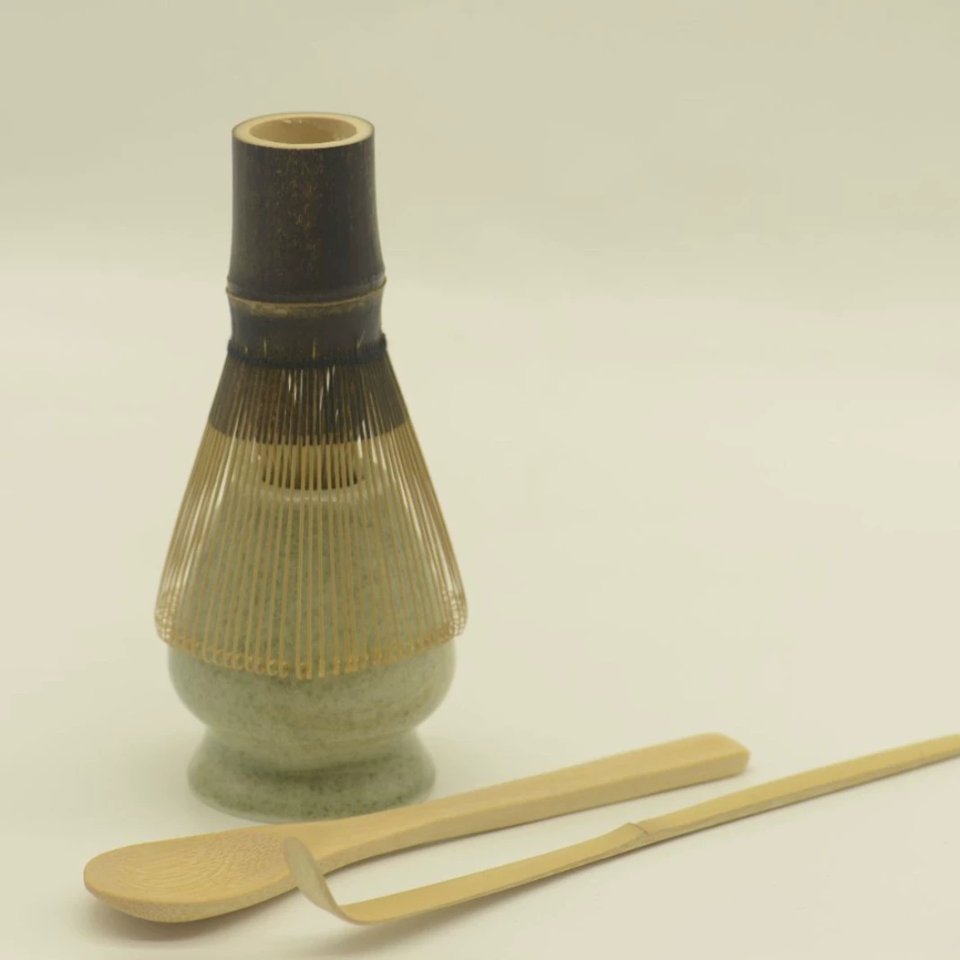 Керамический матчa, набор, мешалка, (порядок торговли за пределами), набор из 4 предметов