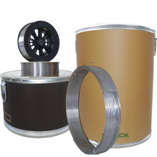 350kg Protective Flux Cored Welding Wire Barrel 200kg Color Printed Veneer Kraft Cardboard Barrel Aluminum Foil Welding Wire Barrel 540*850