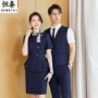 工作收银服务员男女马甲