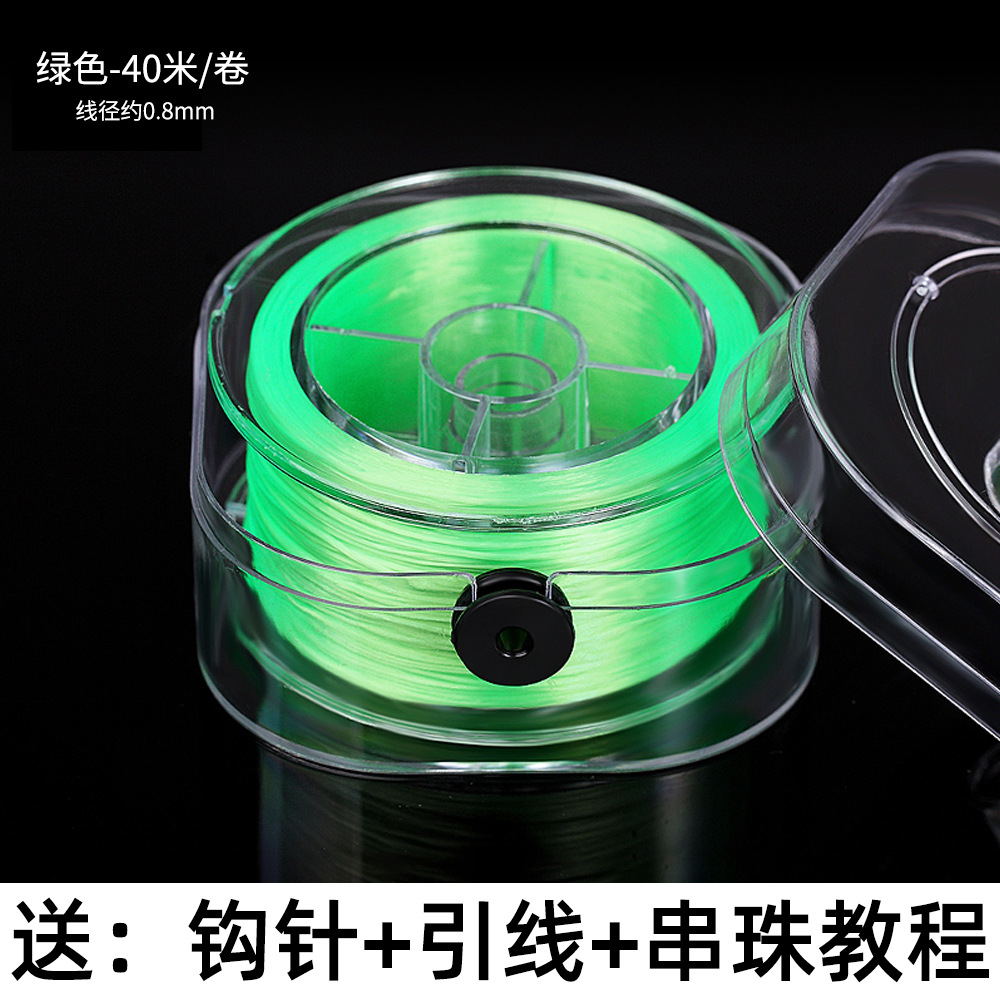 Pulsera de alta calidad cuerda elástica cuerda con cuentas pulsera de hilo elástico con cuentas cuerda de alambre plano de cristal Wenwan resistente al desgaste