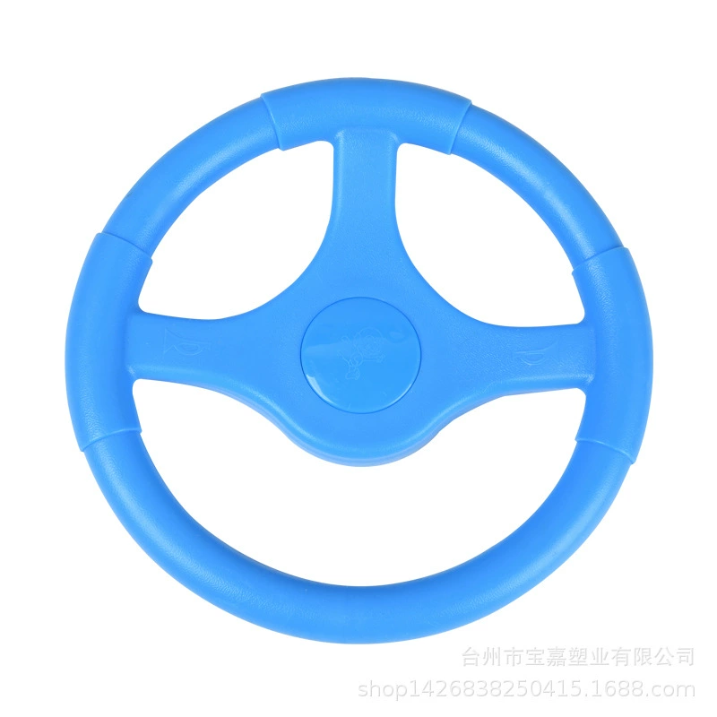 Steering wheel, children's karting, cartoon game console with accessories, crashworthy, three colors