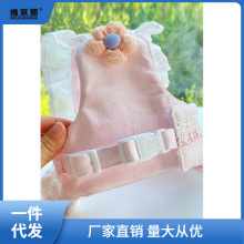 狗绳子背带式小狗狗夏天衣服牵引绳幼犬约克夏出行遛狗绳