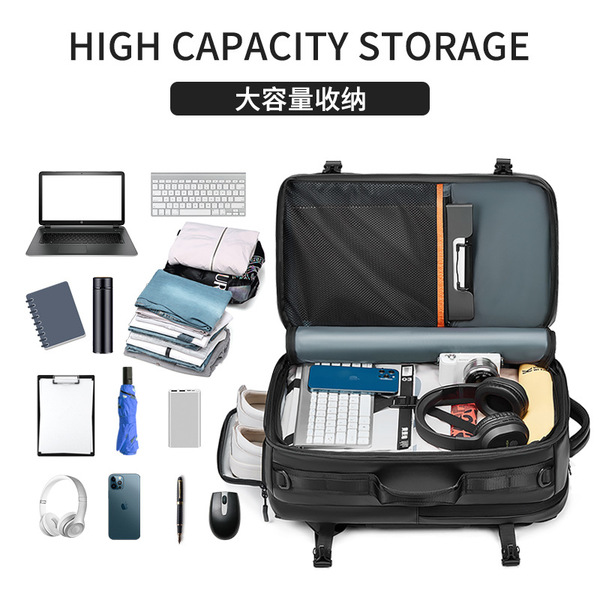 Capacious backpack