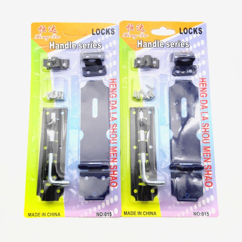D2242 puerta hebilla perno combinación antirrobo puerta perno cerradura herramientas de hardware Yiwu 2 yuanes al por mayor