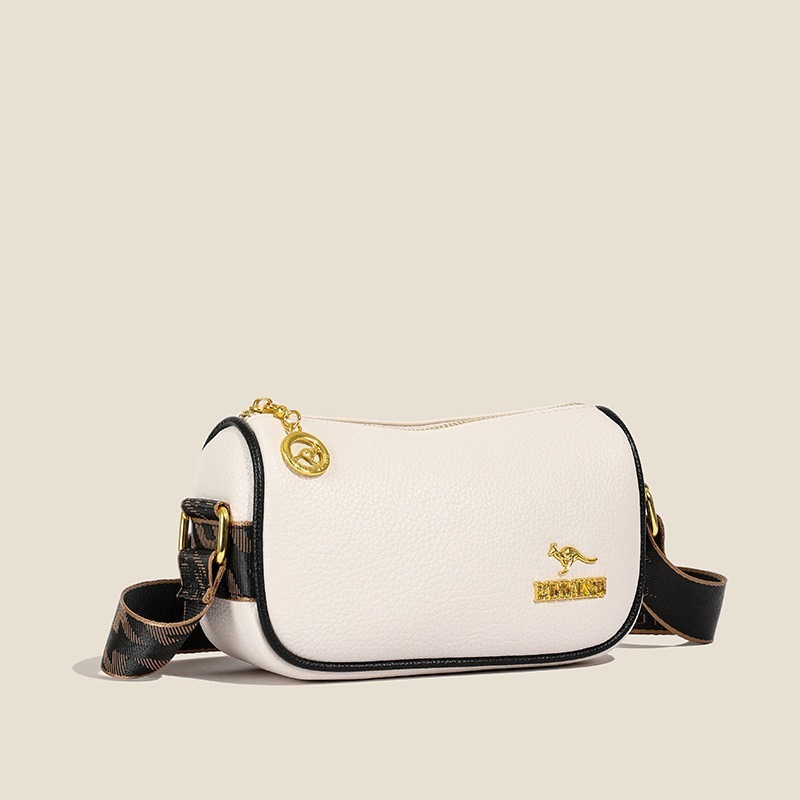 Borsa a tracolla da donna versatile e alla moda con cuscino di grande capacità, in PU, semplice ed elegante, personalizzabile._voghion.com