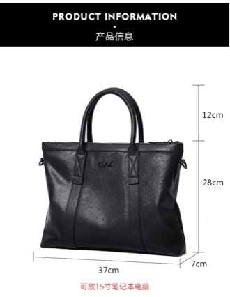 Sachi Men's Bag Genuine Leather Men's Casual Handbag First Layer Cowhide Computer Bag Business Briefcase Thin Single Shoulder Diagonal