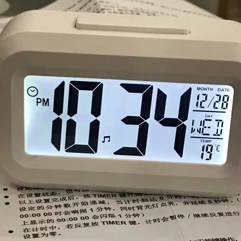 计时学生用床头走时迷你夜光电子小闹钟便携时钟智能电子时钟|undefined