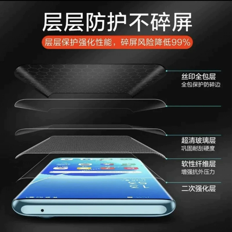 Популярная защитная пленка для гибкого экрана Tecno Camon 40 Pro, для infinix Hot 50 Pro, мобильный телефон, 50% закалённая пленка