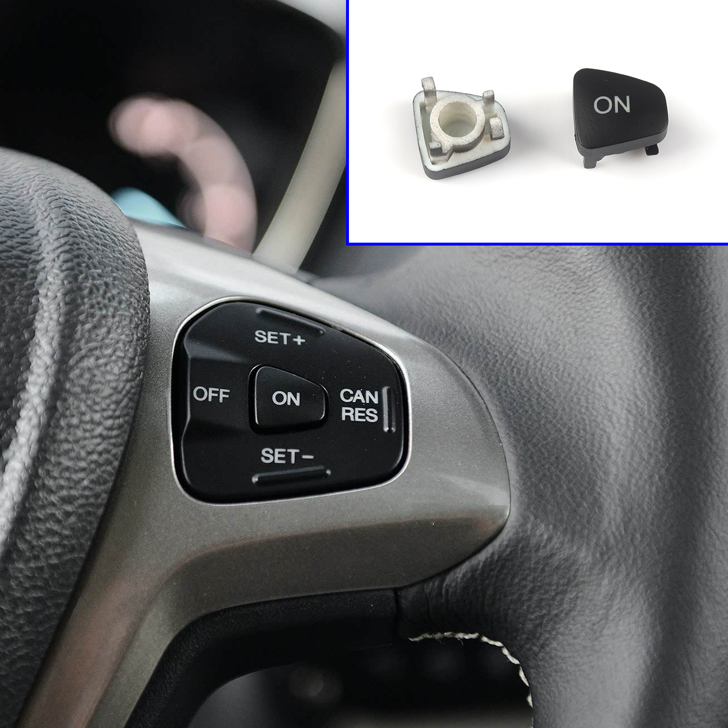 Suitable for Escort Audio Switch m Button Cruise Control Switch on Button m Button on Button Steering Wheel Button