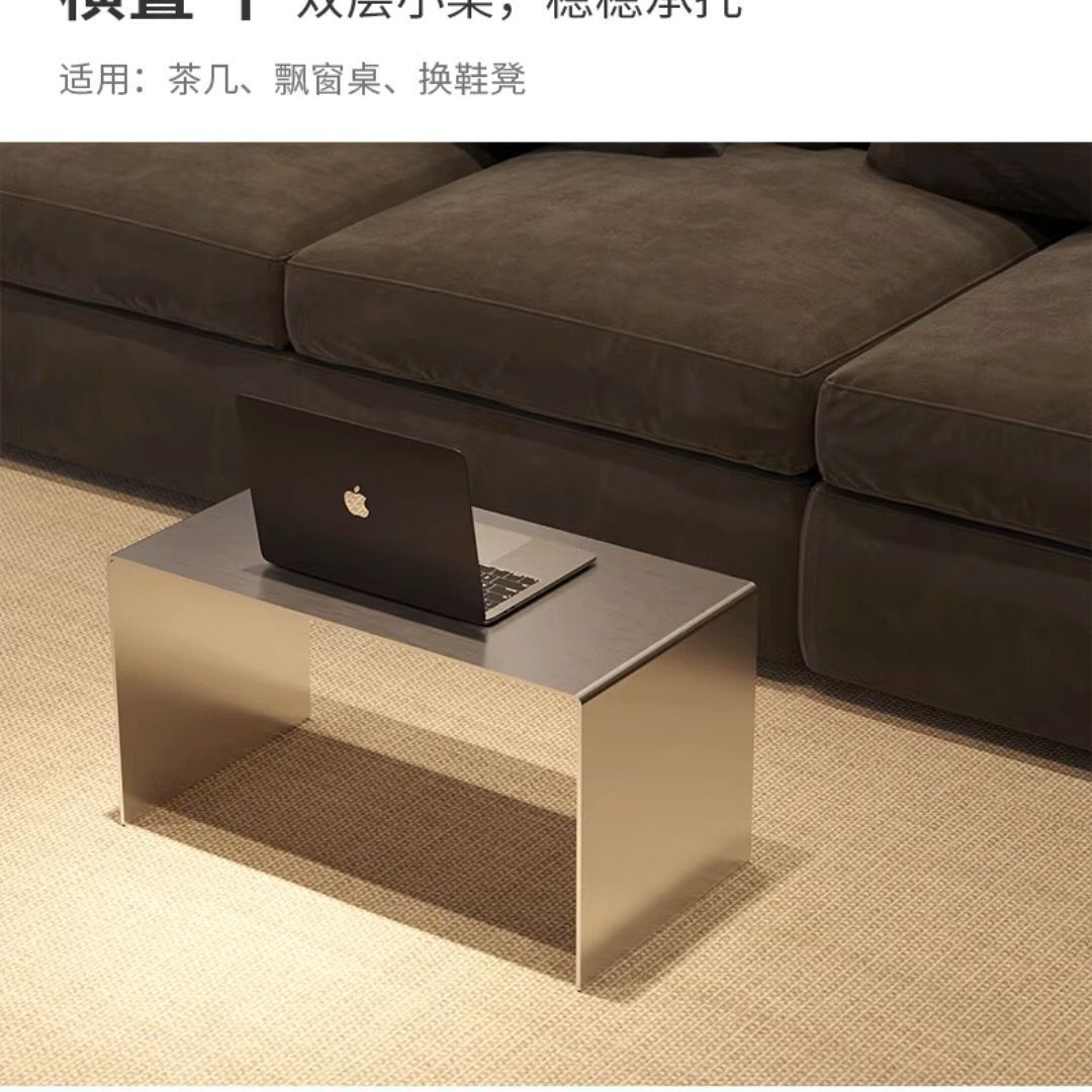 Light Luxury Living Room Sofa Side Table Modern Simple Iron Art Creative Corner Table Nordic Bedside Cabinet Small Table Small Coffee Table