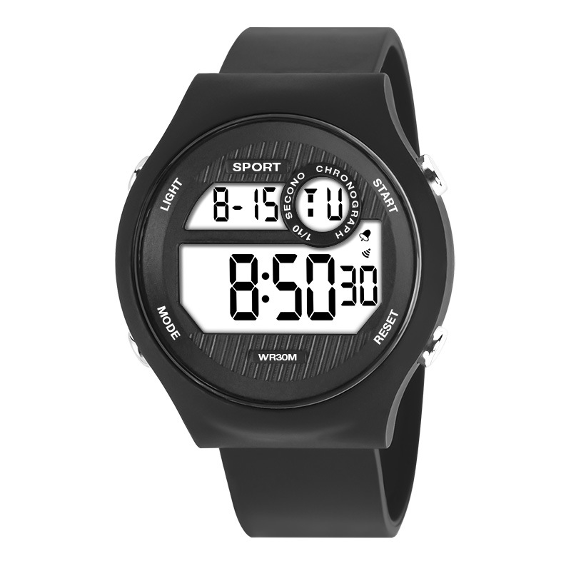 Reloj electrónico de alarma luminosa de sincronización al aire libre de moda reloj electrónico de todos los partidos para hombres y mujeres reloj electrónico de estudiante de secundaria al por mayor