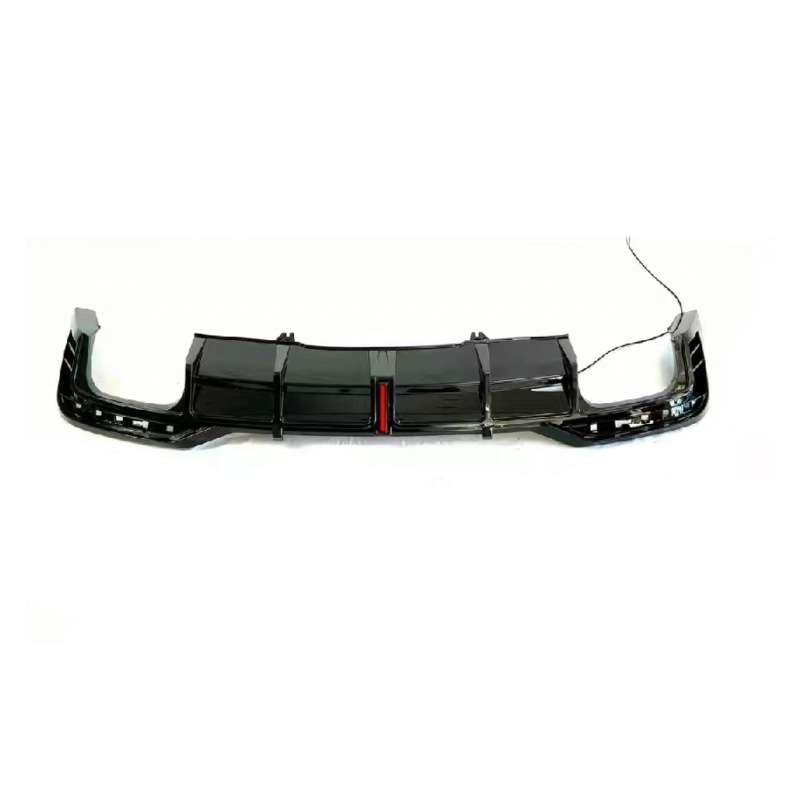 Suitable for 21-25 Audi A5S5 with Lighted Rear Lip, Four Tail Pipes, Vertical Light Rear Lip, Rear Surround, Sports Sline