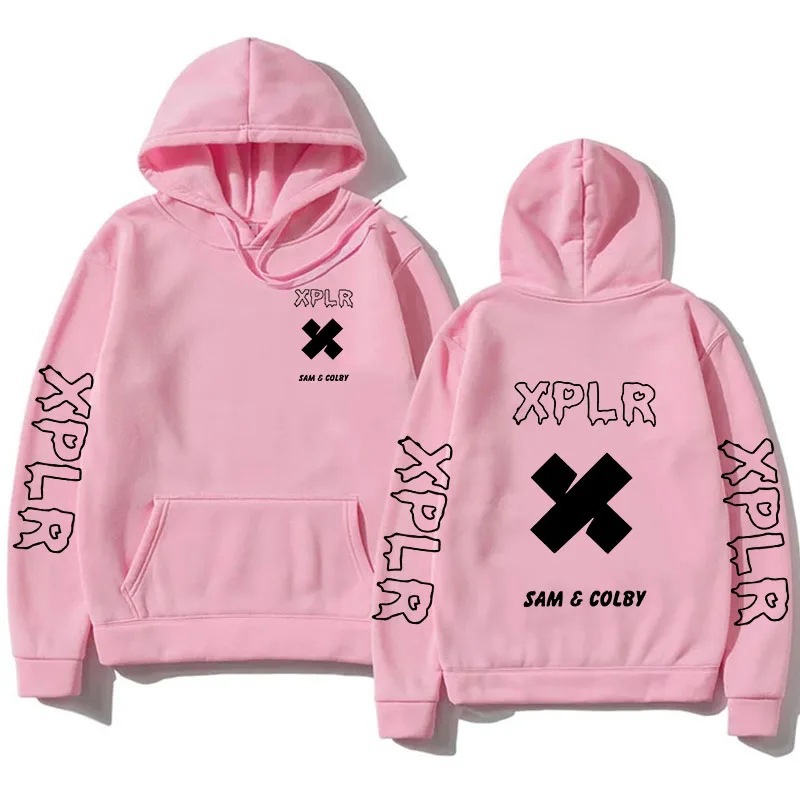 2024 Men Xplr Hoodie Sam y Colby Chainlink Merch Heart Sha