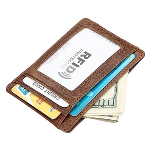 Прямая оптовая продажа с фабрики Ретро мужской золотой зажим кошелек RFID держатель для карт Amazon AliExpress Новый