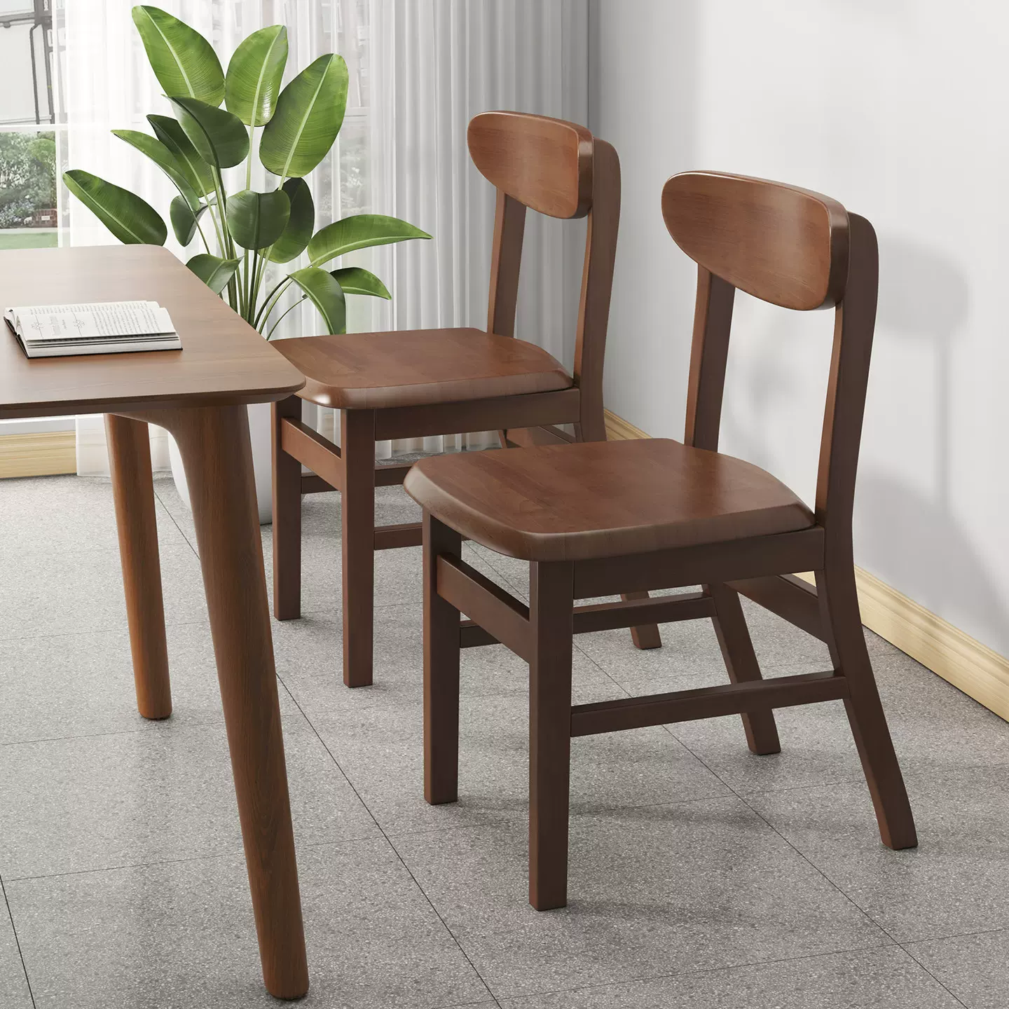 实木餐椅家用靠背椅子2026新款凳子卧室书桌学习椅子客厅餐桌椅子