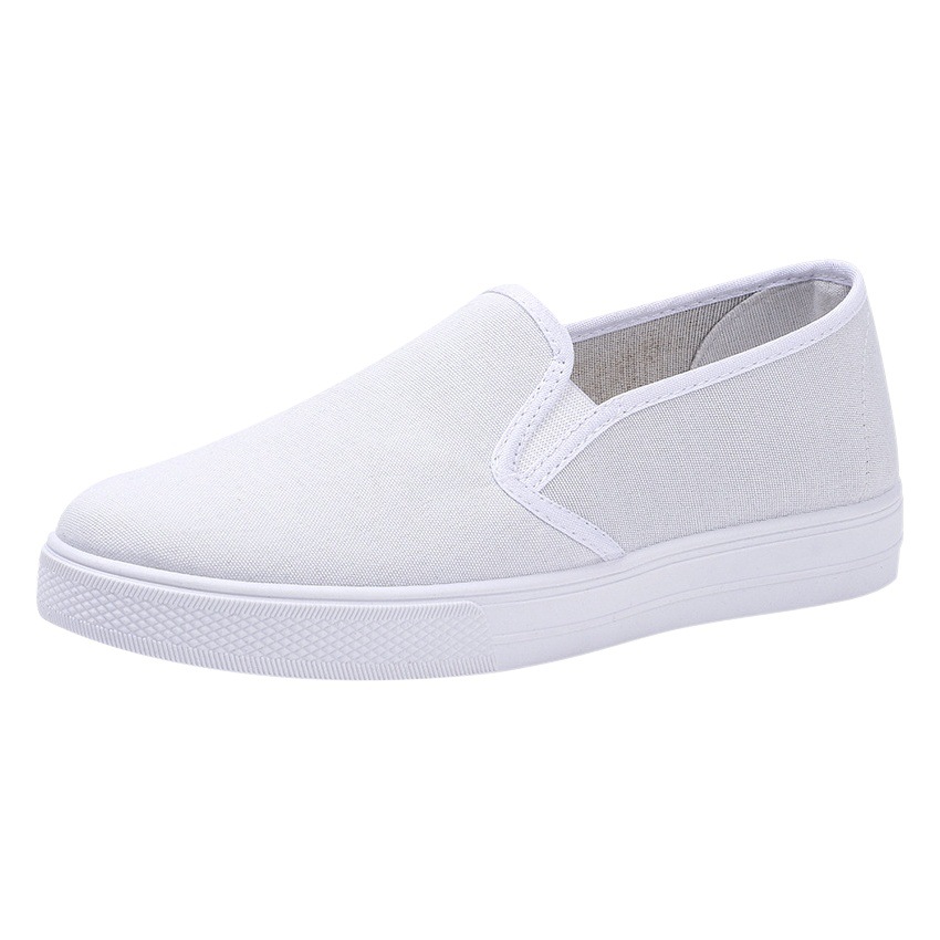 White work shoes old Beijing cloth shoes men's and women's clean white shoes soft bottom gymnastics shoes morning exercise pure white nurse shoes women