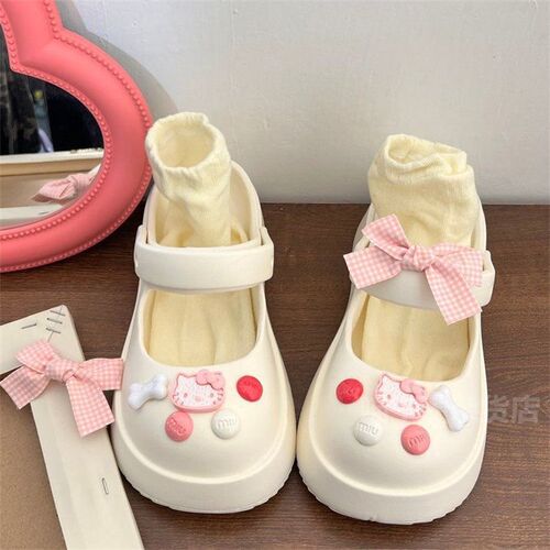  New Arrival Women's Outdoor Trendy Anti-Slip Height-Increasing Thick-Soled Breathable & Adorable Beach Closed-Toe Sandals