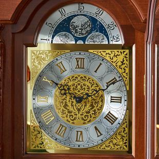J8 German Table Clock Floor Clock American Classical Vertical Pendulum Clock Living Room Chinese Mechanical European Style House Retro He G3