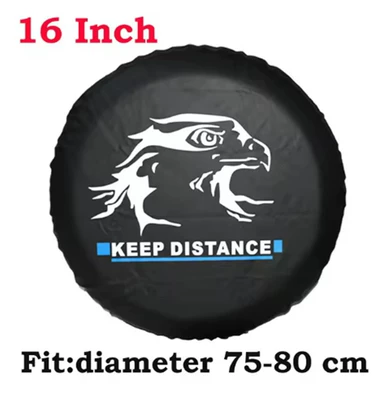 Spare wheel cover 14''-17PVC leather tire cover spare - thickened-cy-27-spare-tire-cover-16inch-xl-76-79cm-raccoon-bag