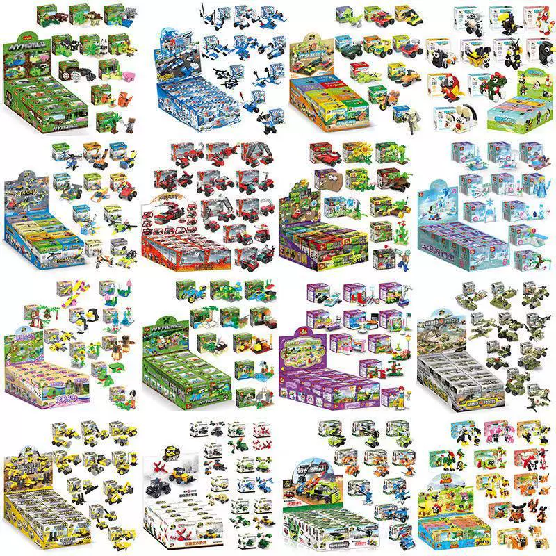Constructor Toy Building Blocks, Small Particles for Kindergarten, Birthday Gift, Multiple Sets