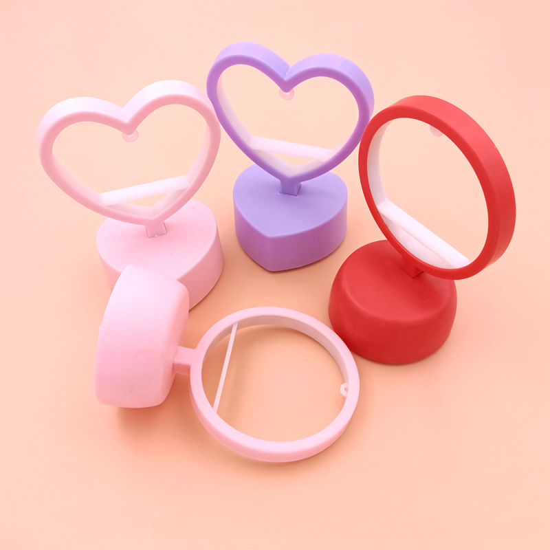 2022 Love Night Light Children's Handmade DIY Luminous Toy Bedroom Desktop Mini Small Table Lamp Decorative Light Stand