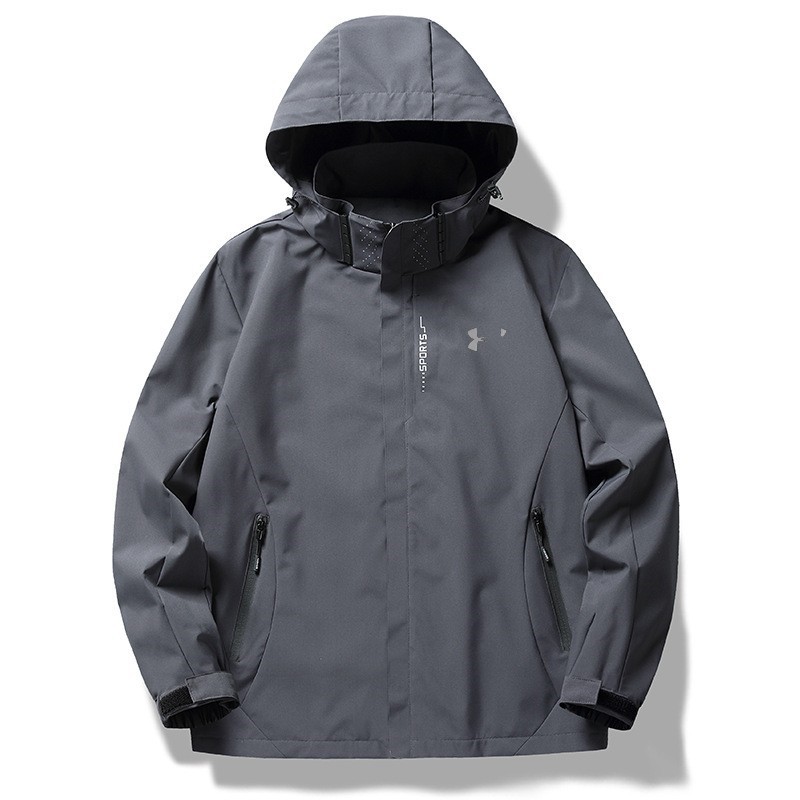 Under Armour Waterproof Windbreaker Jacket Grey