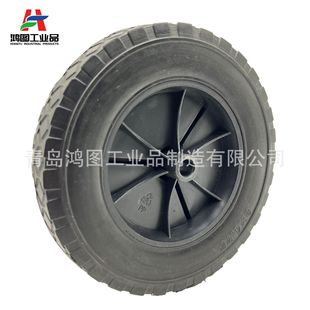 Factory Customized 8inch Rubber Solid Tire 8X1.75 Air Compressor Cleaning Machine Generator High Load Wheel